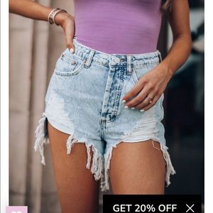 Southern Alternative Mystics Distressed Shorts, Size Small, NEW WITH TAGS